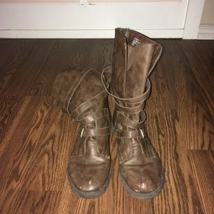 Super cute madden girl military boots!